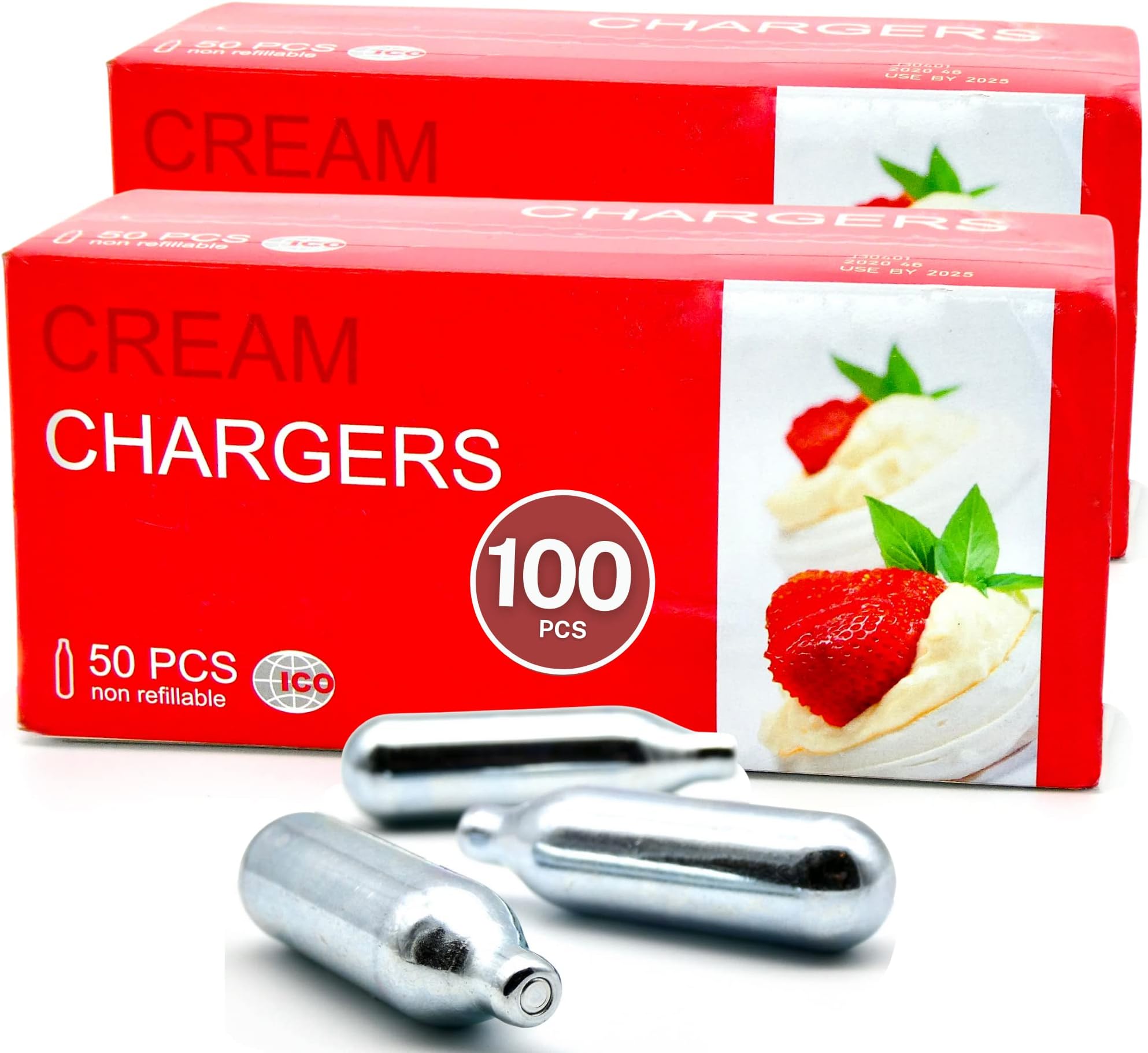 UltraPurewhip N2O Cream Chargers 8g Premium Stainless