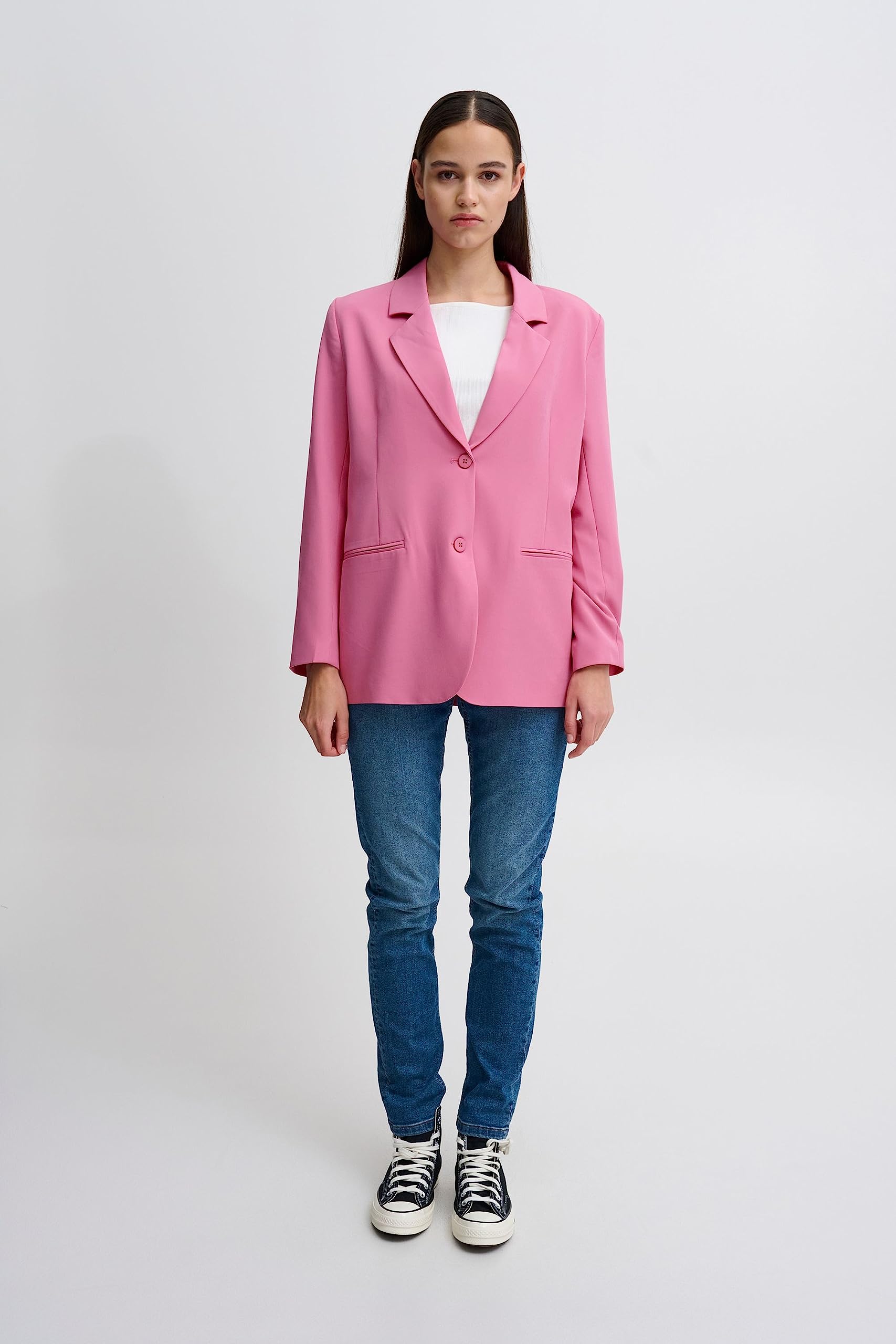 ICHI Damen Blazer IHLEXI IHLexi Lange Ärmel