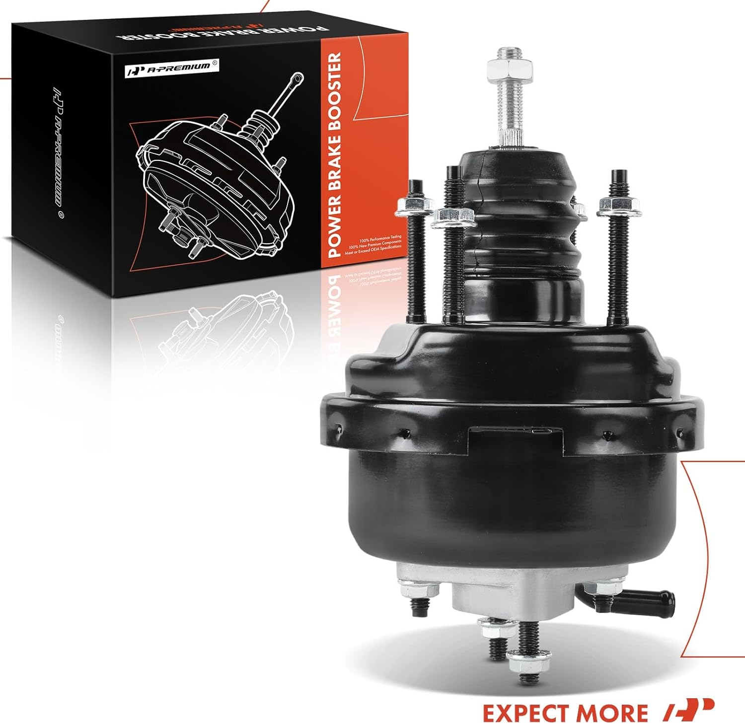 A-Premium Vacuum Power Brake Booster Compatible with Nissan Patrol GQ Y60 TB42 TD42 1988-1997, Without Master Cylinder