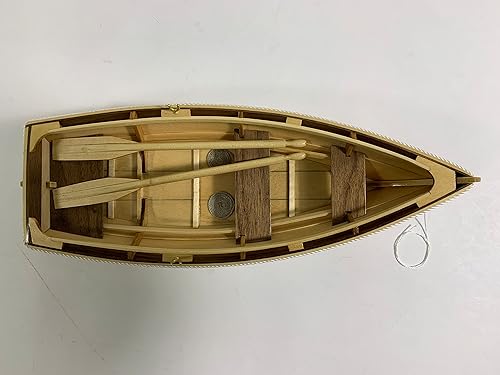 Miniatura 2 de Midwest Dinghy - Kit de construcción de modelo de barco de madera para adultos, bricolaje de madera, autoensamblaje
