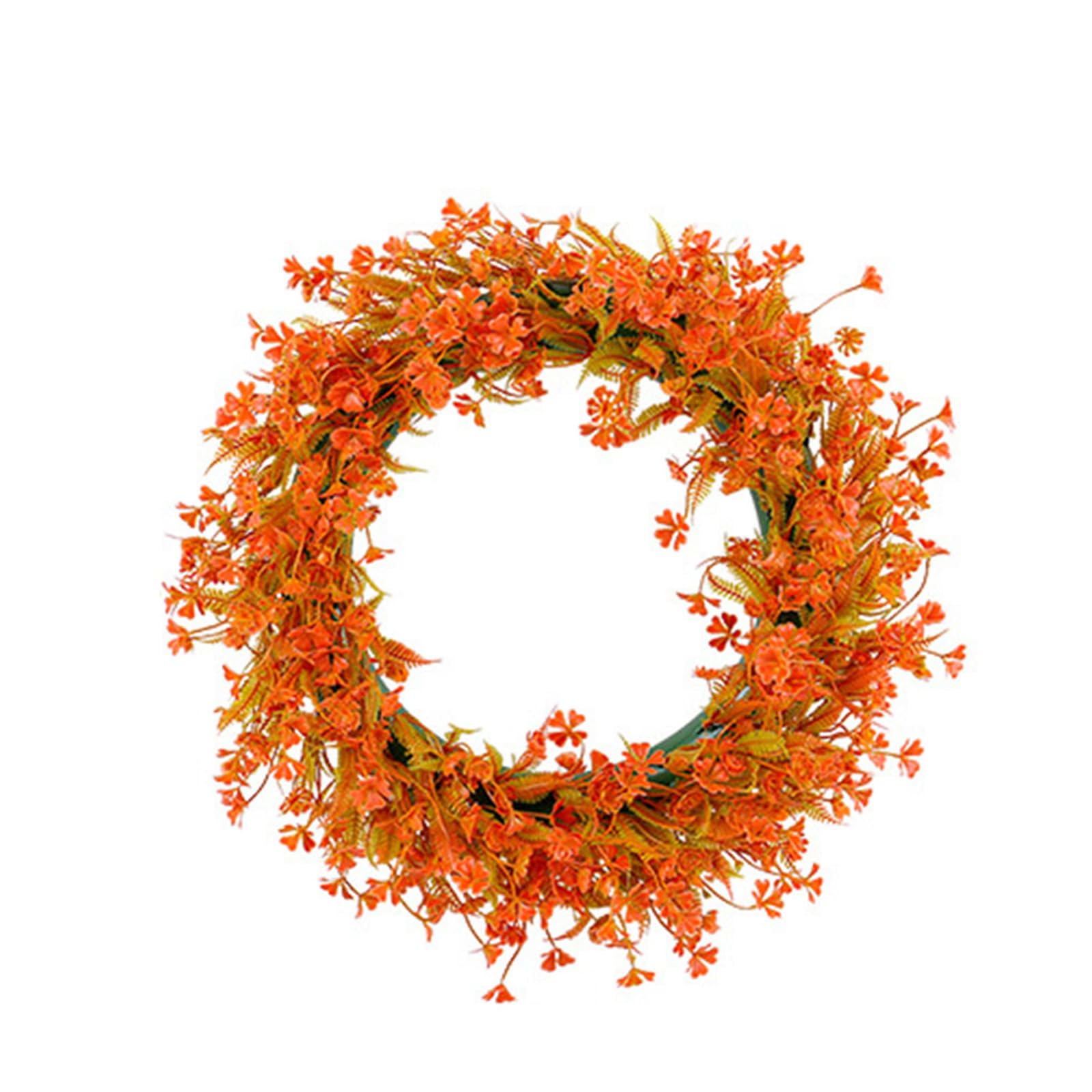 Tsophreniq Environment Plant Wreath Beautiful Spring Fake Green Hoop Window Decorations Farmhouses Decors