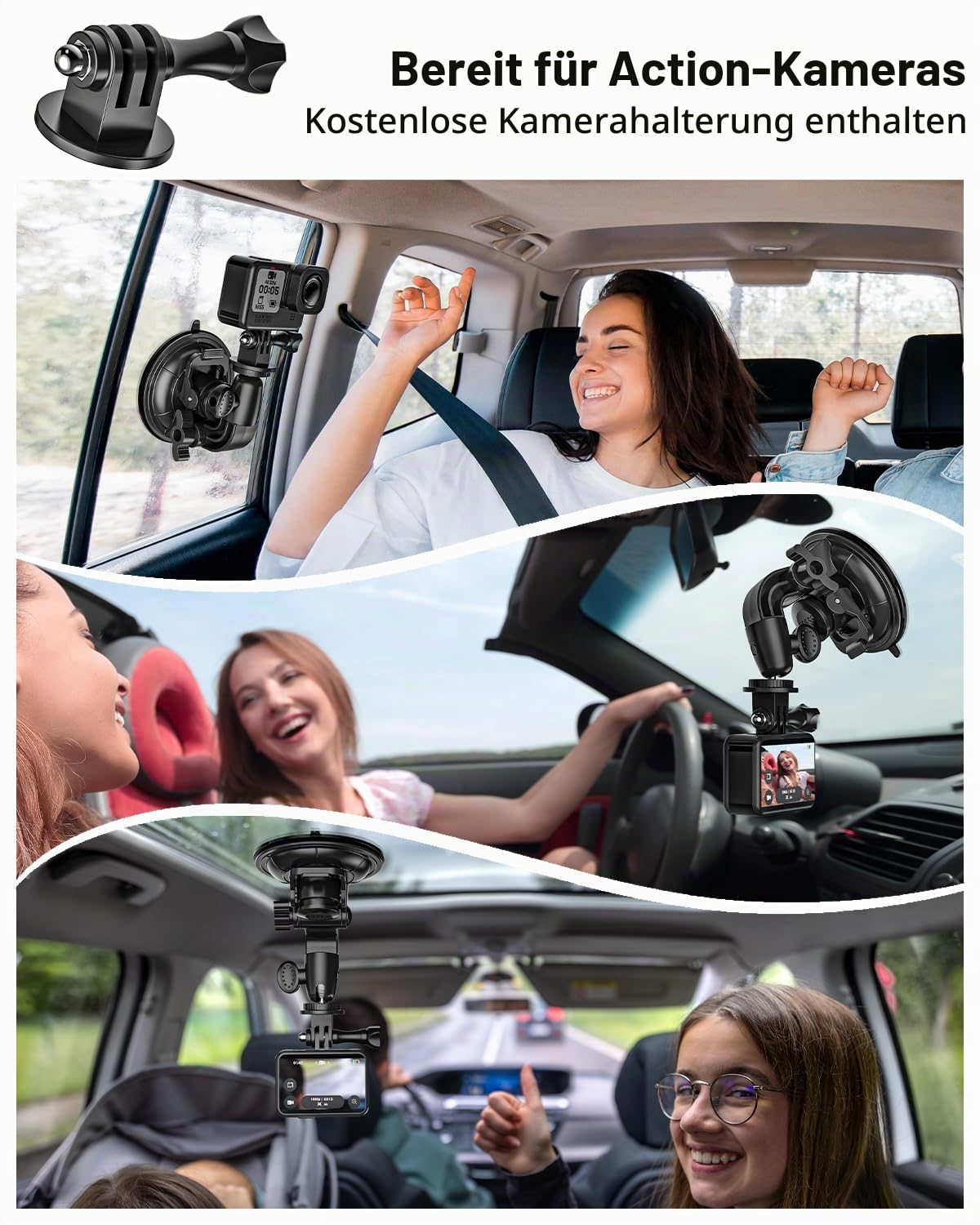 Starker Saugnapf Auto Tablet Halterung Windschutzscheibe Armaturenbrett