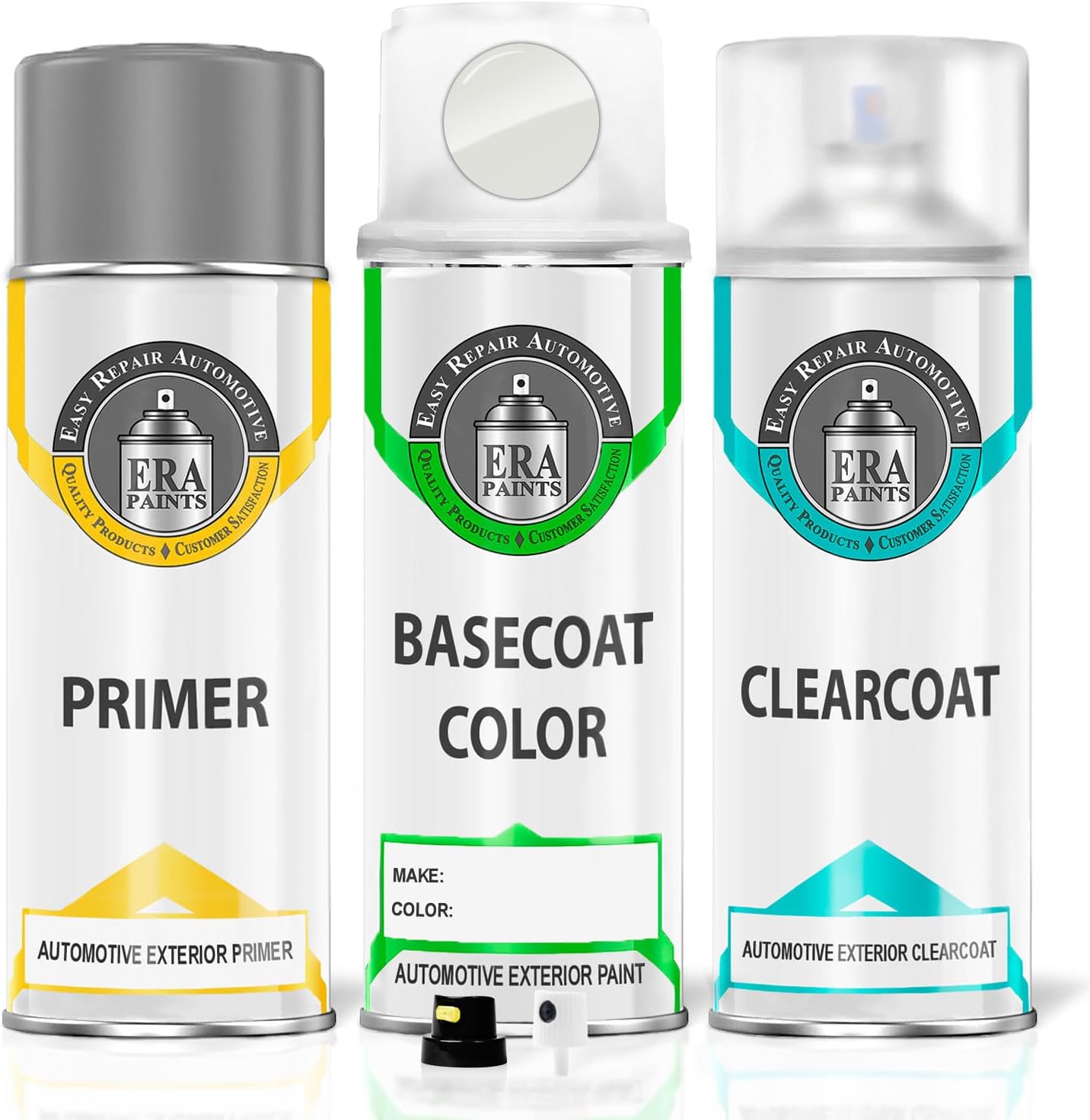 ERA Paints WA8624/GAZ - Olympic White for CADILLAC Exact Match Automotive Touch Up Paint Spray - Premium Kit