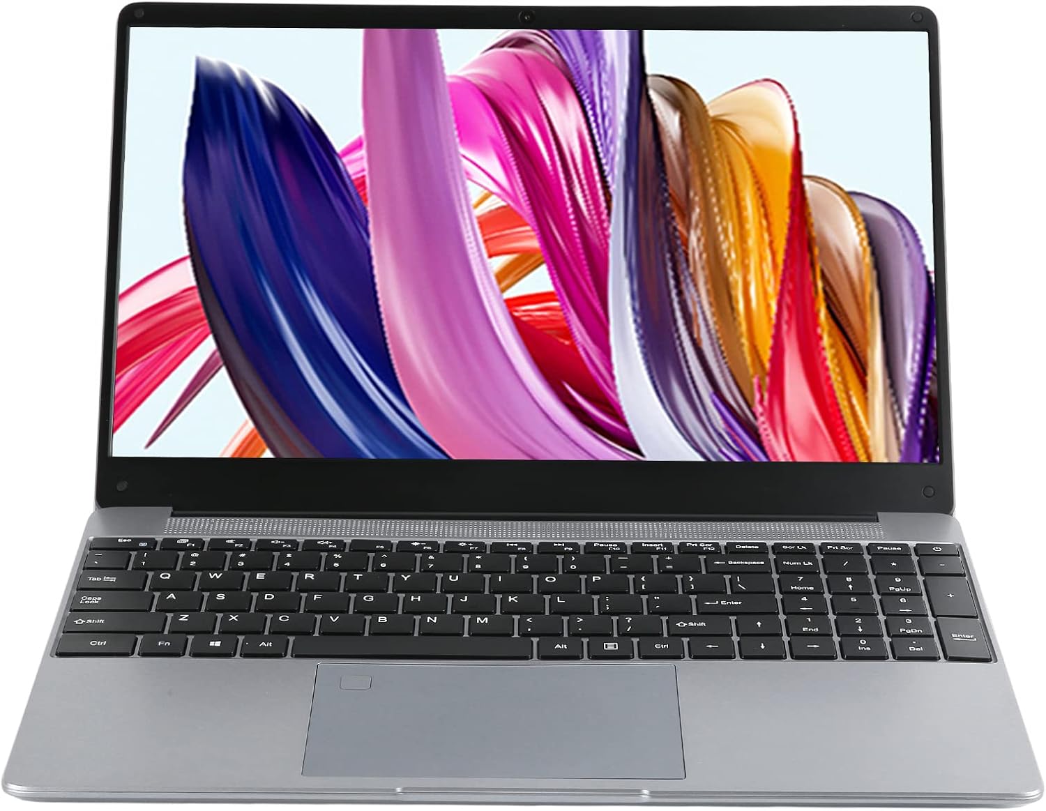 PUSOKEI Schlanker Laptop, 15,6 Zoll Full HD IPS Touchscreen Display