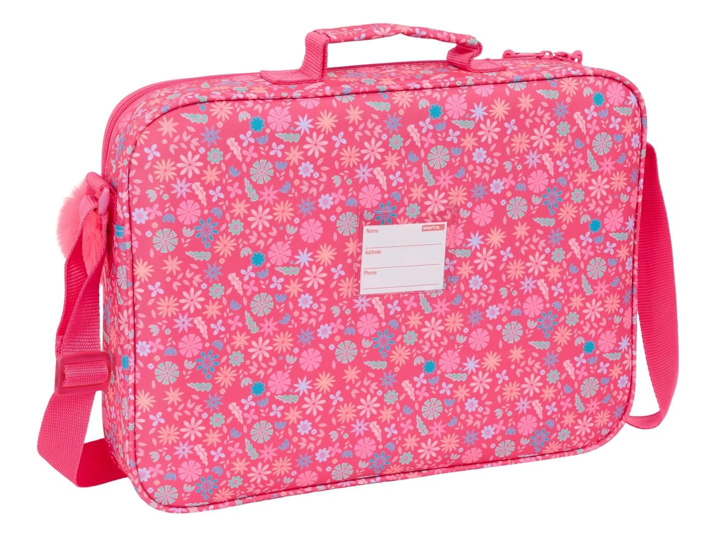 Safta FEELING - Cartera Extraescolares, Maletín Portatodo, Bandolera, Cómoda y Versátil, Calidad y Resistencia, 38x6x28 cm