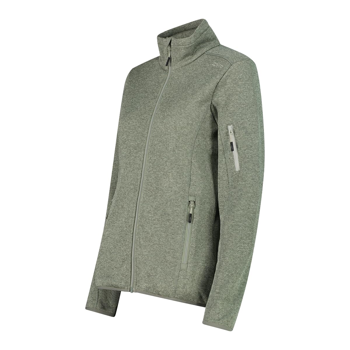 CMP Damen Knitted Mesh Jacke Fleecejacke Fleecepullover