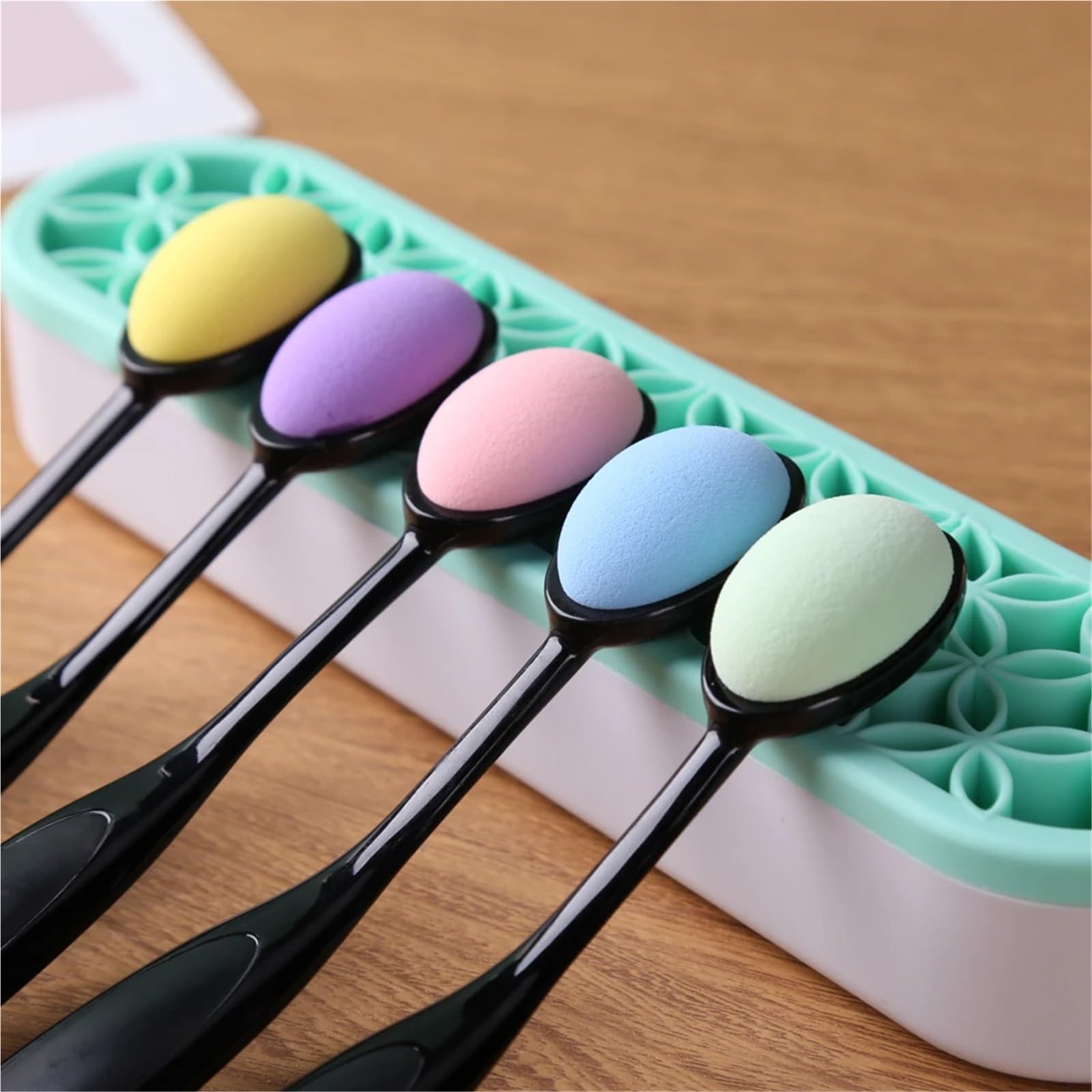 50 brochas de mezcla para hacer tarjetas, tapas de esponja para mezclar, útiles para pintar con tinta, kit plano, herramientas para tarjetas de álbumes de recortes (TT462)