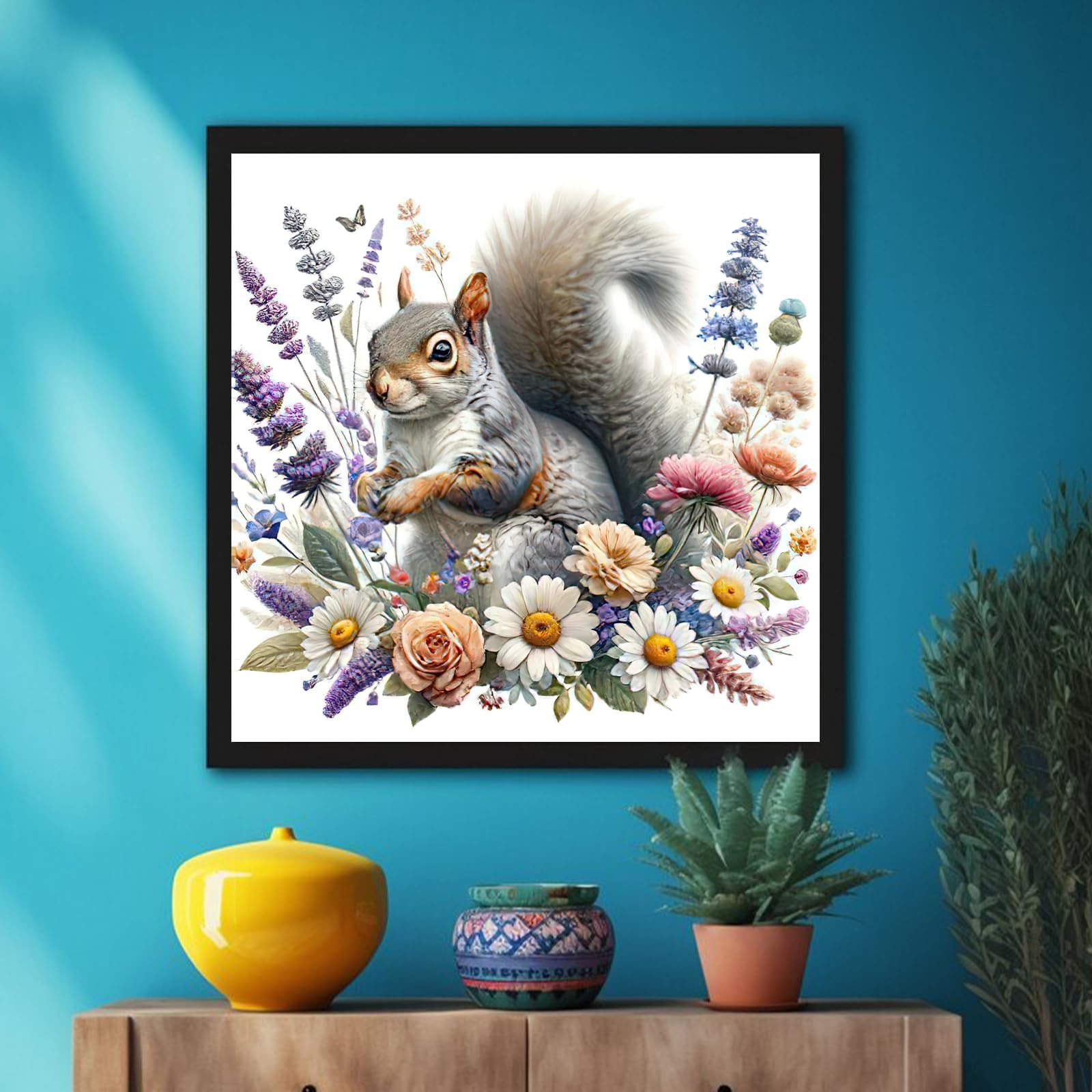 Auremi DIY Squirrel Diamond Painting Kit - 5D Full Drill 30x30cm, Adult Craft For Home Decor & Gifts - View #12