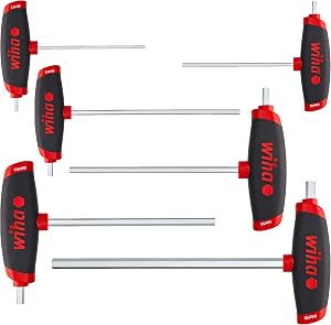 Wiha 45620 FIX2589 26247 – Set di cacciaviti esagonali con ComfortGrip, 6 pezzi