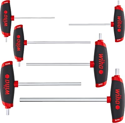 Wiha 45620 FIX2589 26247 – Set di cacciaviti esagonali con ComfortGrip, 6 pezzi