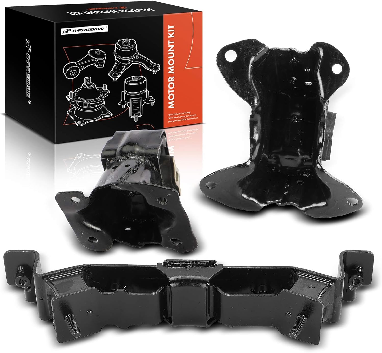 A-Premium Engine and Transmission Mount Kit for Jeep Grand Cherokee 3.7L (3-piece)