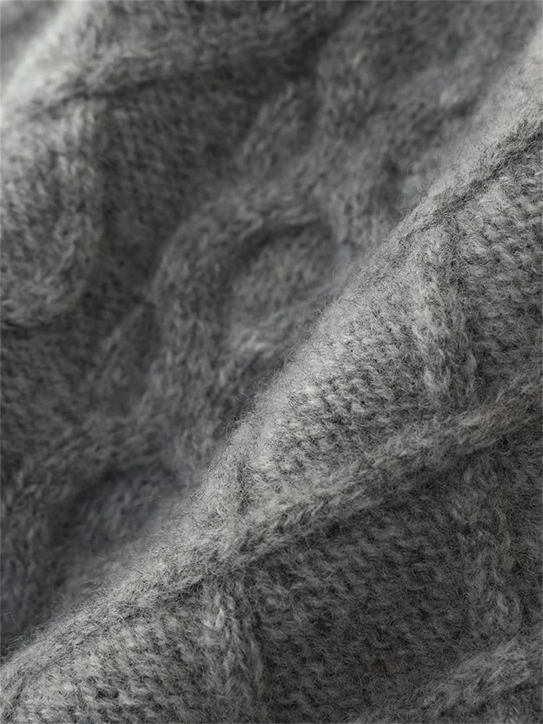 Women Merino Wool Knitted Thick Warm and Soft Outdoor Solid Beanie Caps Hats