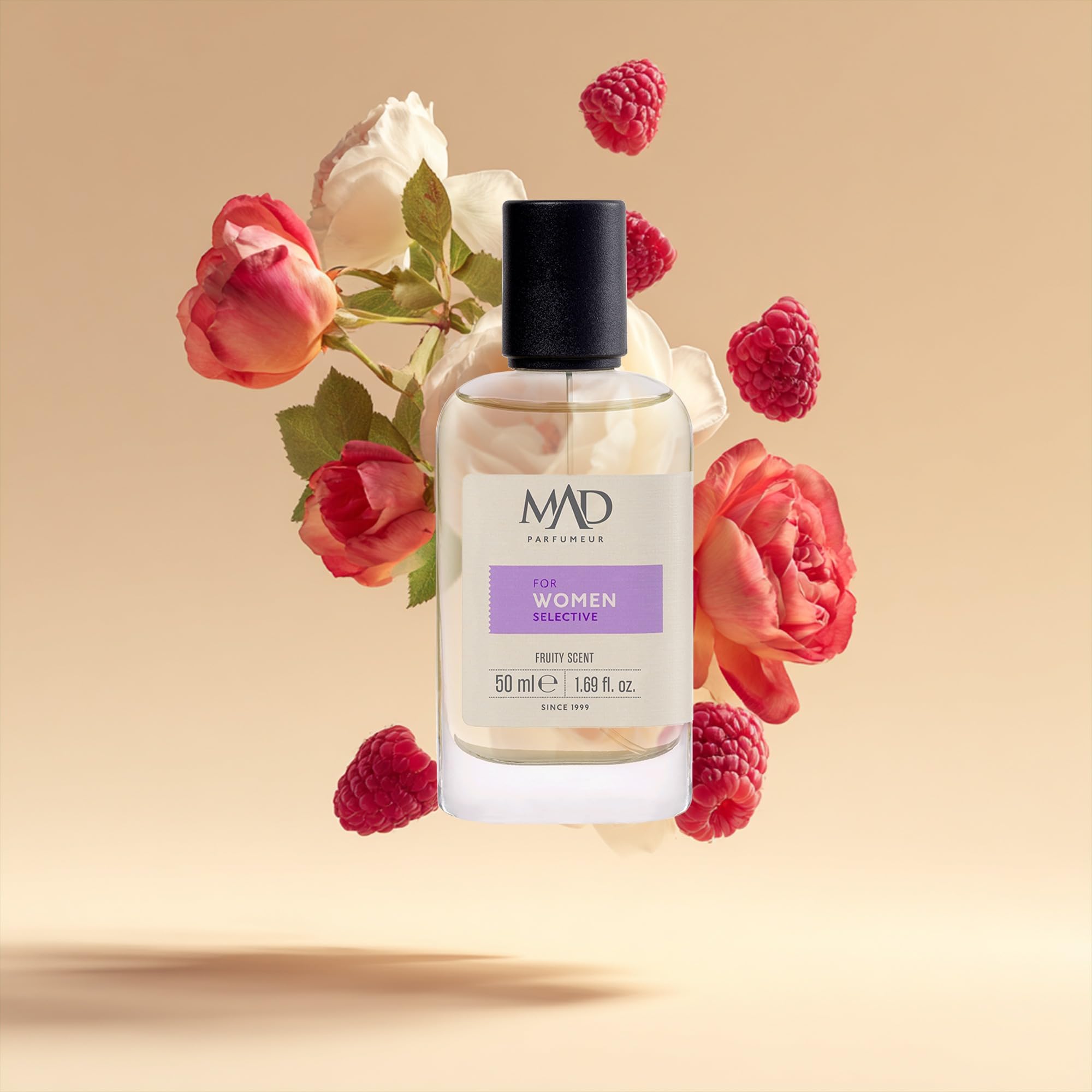 Mad L105 Selective Eau de Parfum (EDP) 50 ml Kadın Parfüm –Ahududu, Kakao & Gül ile Tatlı ve Zarif