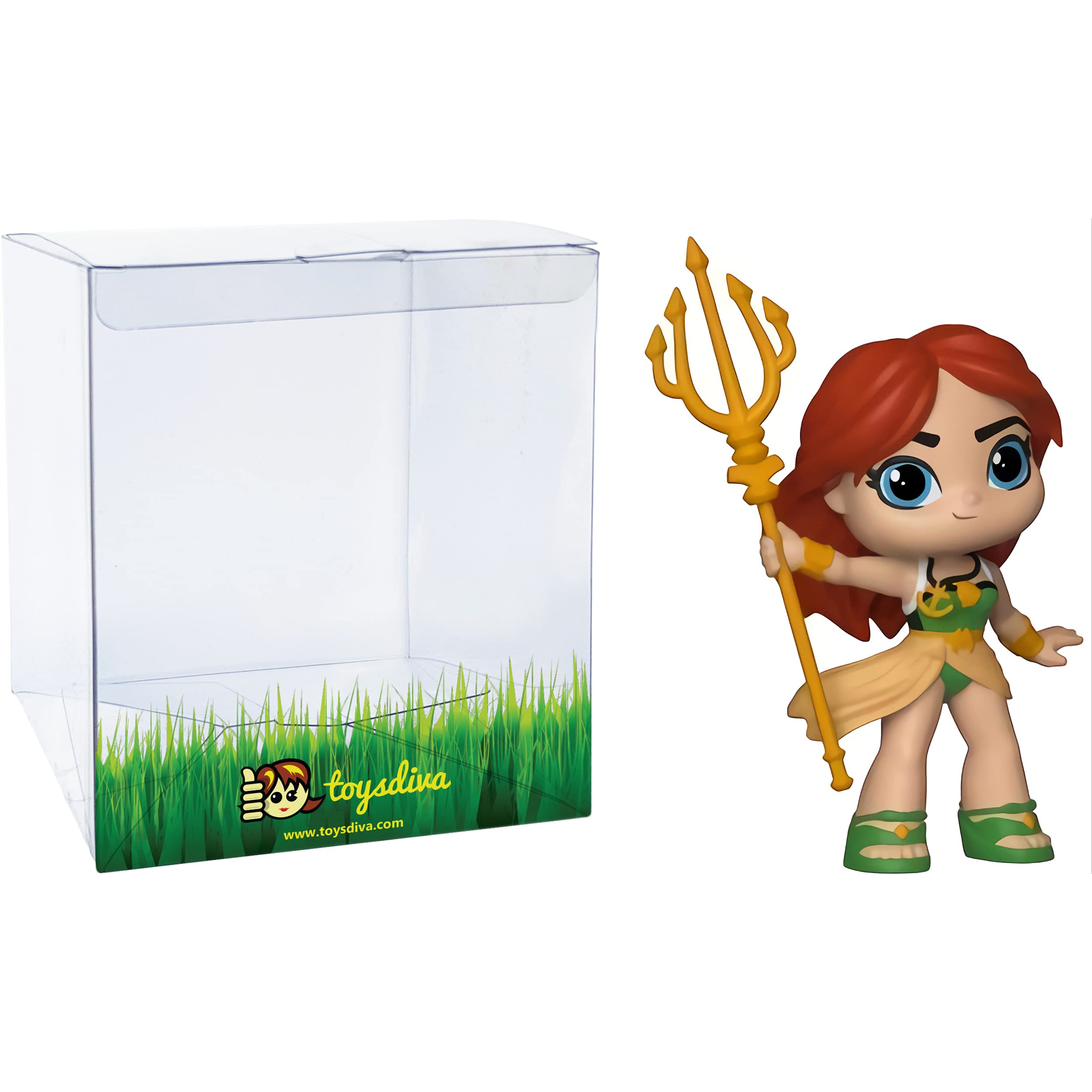 Mera (Specialty Series): Fun ko Mystery Minis Vinyl Figurine Bundle with 1 Compatible 'ToysDiva' Graphic Protector (35734 / G)