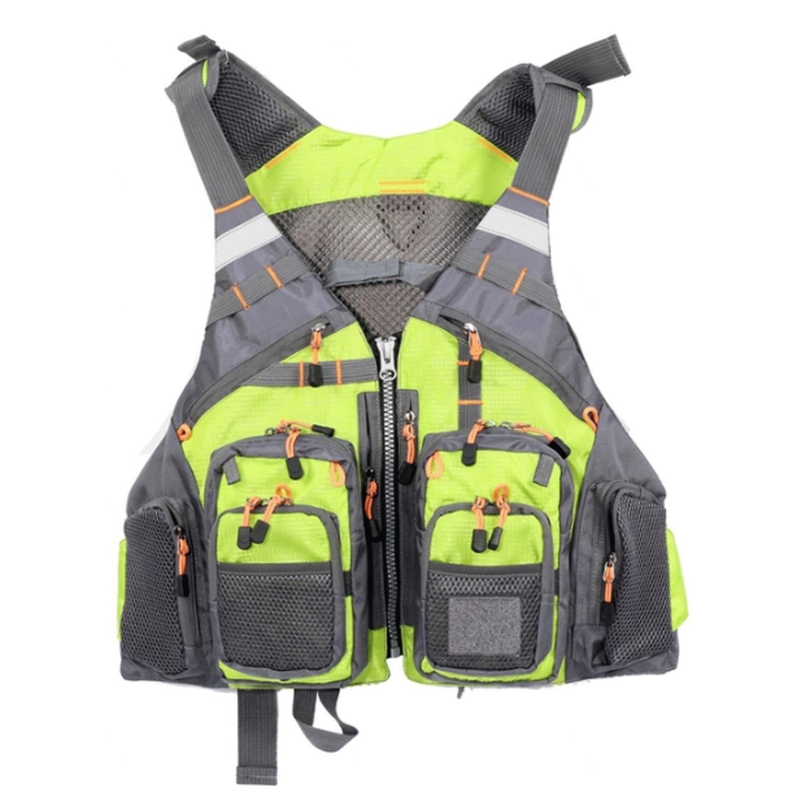 Sicherheitsweste für Erwachsene, atmungsaktiv, mit Reißverschluss, für Bootfahren, Angeln, Surfen, Wassersport, Schwimmen, Kanu, Rafting, Paddel, Boarding, Outdoor-Sicherheitsausrüstung, hoher