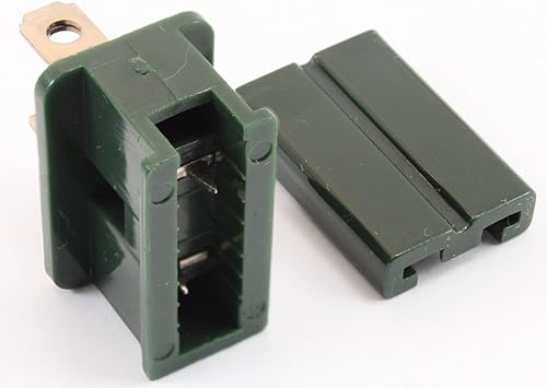 Miniatura 2 de Enchufe macho Gilbertvampiro para cable SPT-1, verde oscuro, paquete de 25, certificación UL (NO compatible con cable SPT-2)