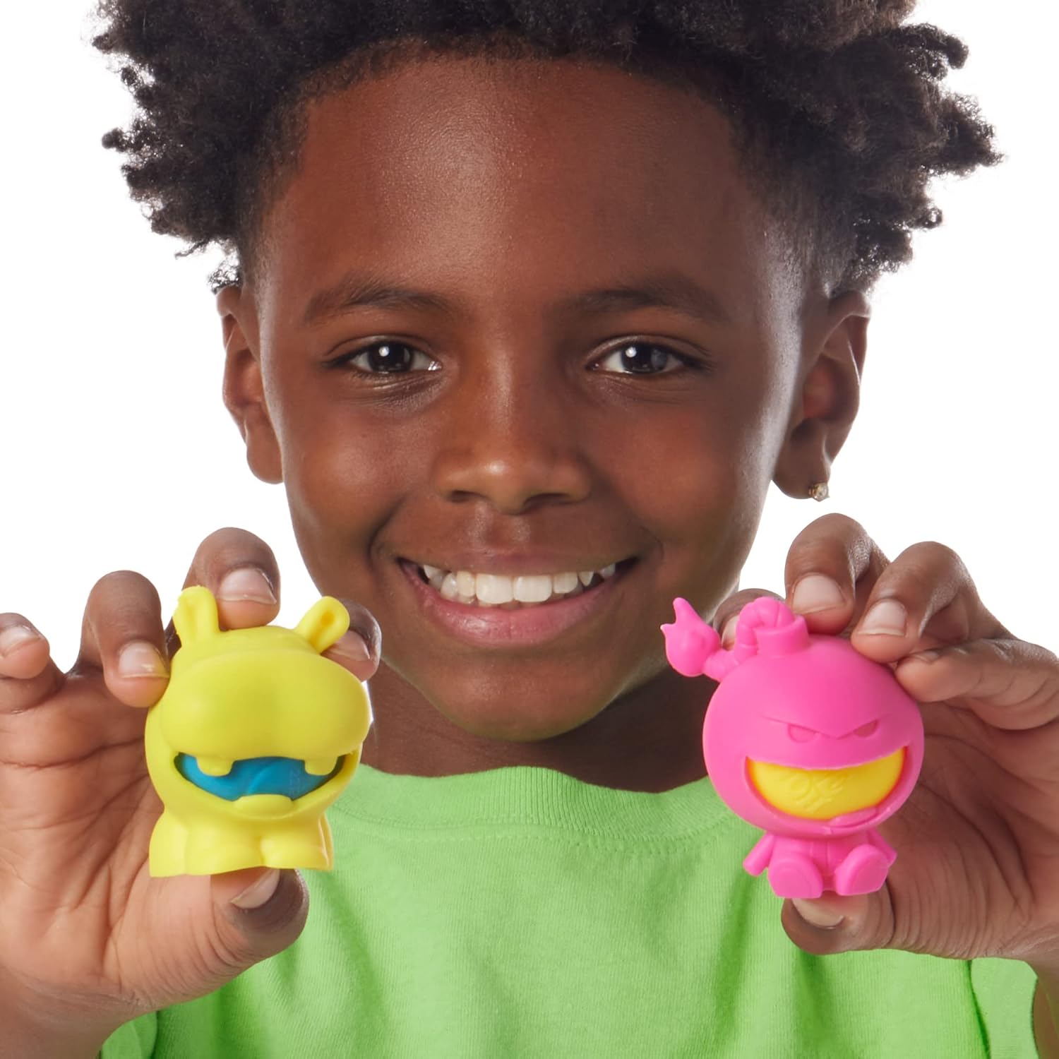 Schylling NeeDoh Dohjee - Sensory Squeeze Toy - Satisfying Dough Filling - 2" Tall - Color May Vary (Pack of 3)