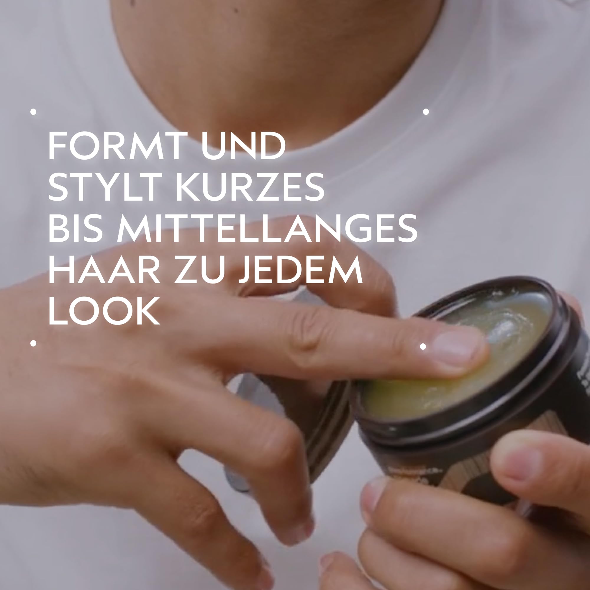 Aveda Men Pure-Formance™ Pomade | Pomade mit starkem Halt | Wasserbasierte Formel | Für kurzes bis mittellanges Haar | 75 ml