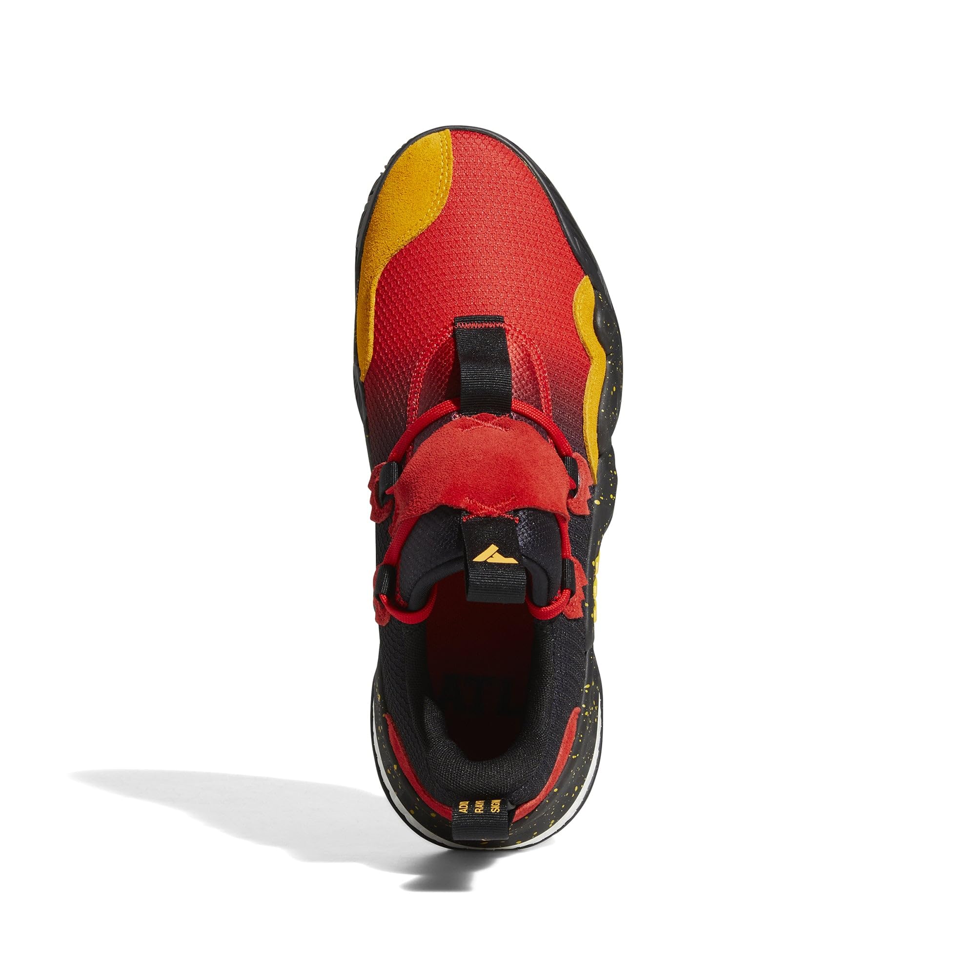 adidas Unisex Trae Young 1 Hawks Low Basketball Shoes, Vivid Red/Black, 8.5