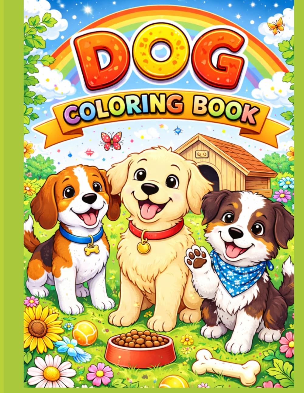 DOG COLORING BOOK
