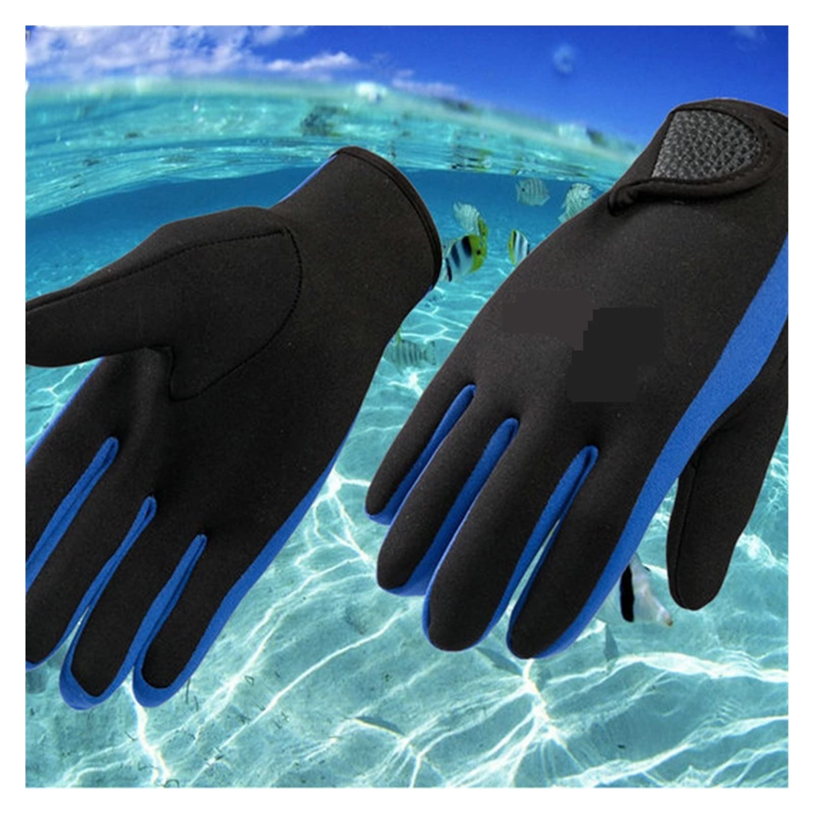 Guanti in neoprene da 1,5 mm for immersioni, surf, pesca subacquea, snorkeling, guanti caldi, for e pagaiata
