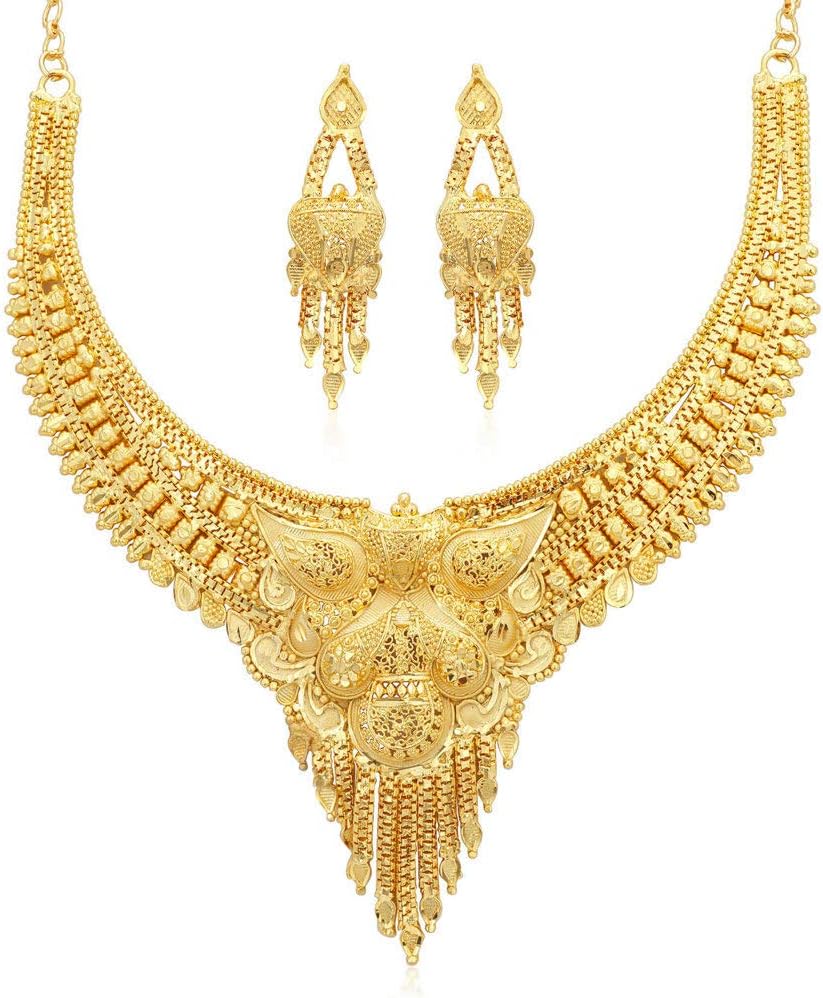 Sukkhi Designer Alloy Gold plated Necklace Set for Women