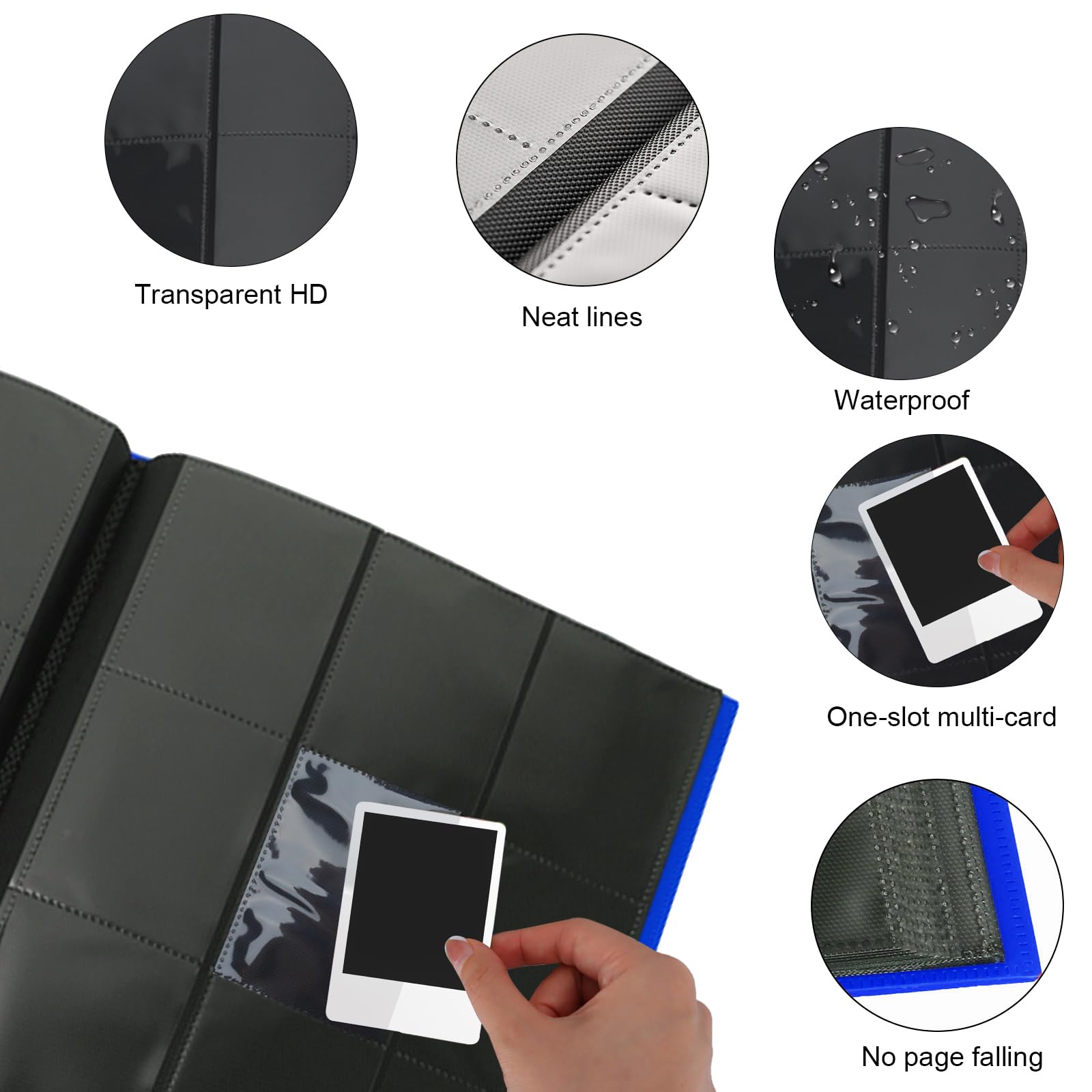 Archivador De Tarjetas Con 50 Páginas Y 900 Bolsillos – Funda Impermeable Con Cremallera Para Coleccionistas, Regalo Para Niños