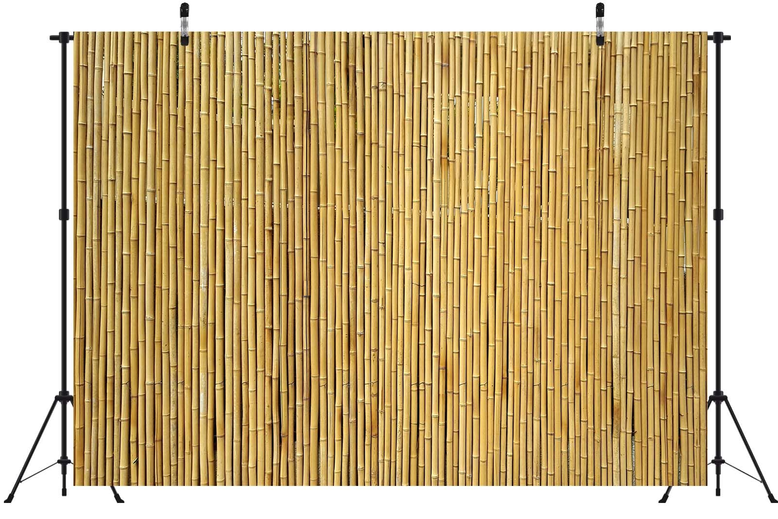 3 x 2,4 m Bamboo Mat Sfondo Hawaiano Spiaggia Fondale Canne di Bambù Aloha Luau Tiki Bar Decor Fotografia Sfondo Recinzione Bambù Fondale Photo Booth