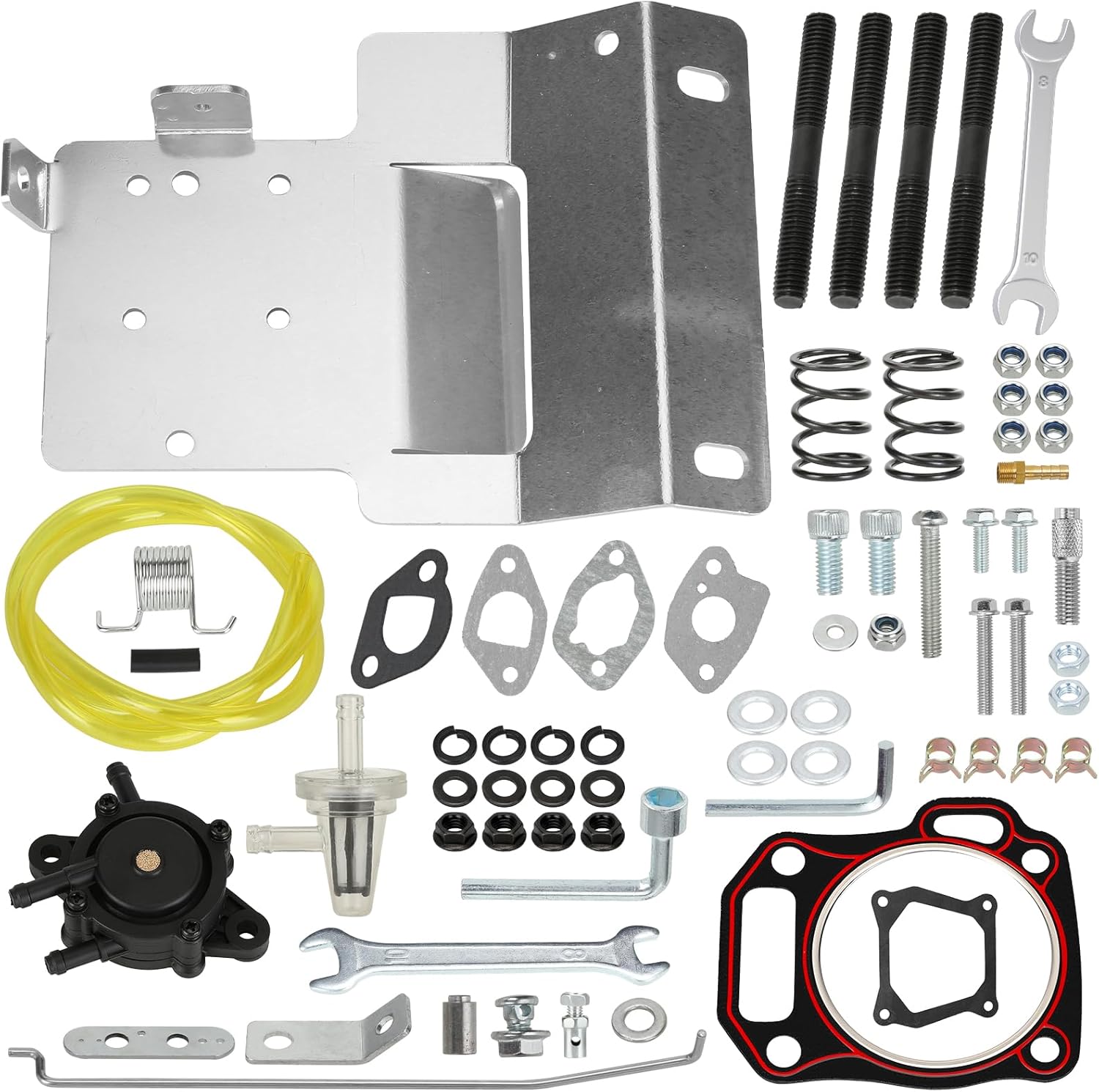 Engine Motor Mounting Throttle Top Plate Kit and Studs Bolts Replacement for Predator 212