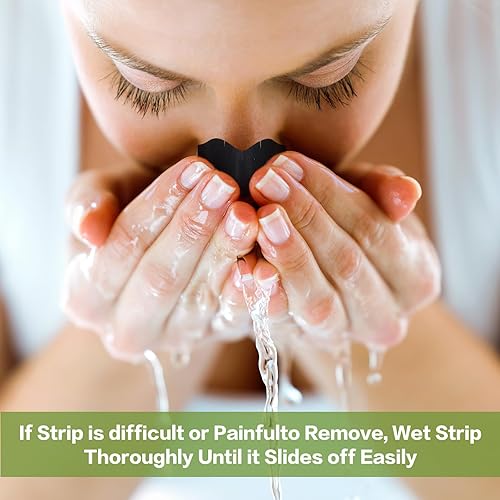 Miniatura 6 de 120 tiras de eliminación de puntos negros, removedor de cabeza negra de carbón de bambú, tiras de limpieza profunda de nariz, tiras de limpieza de