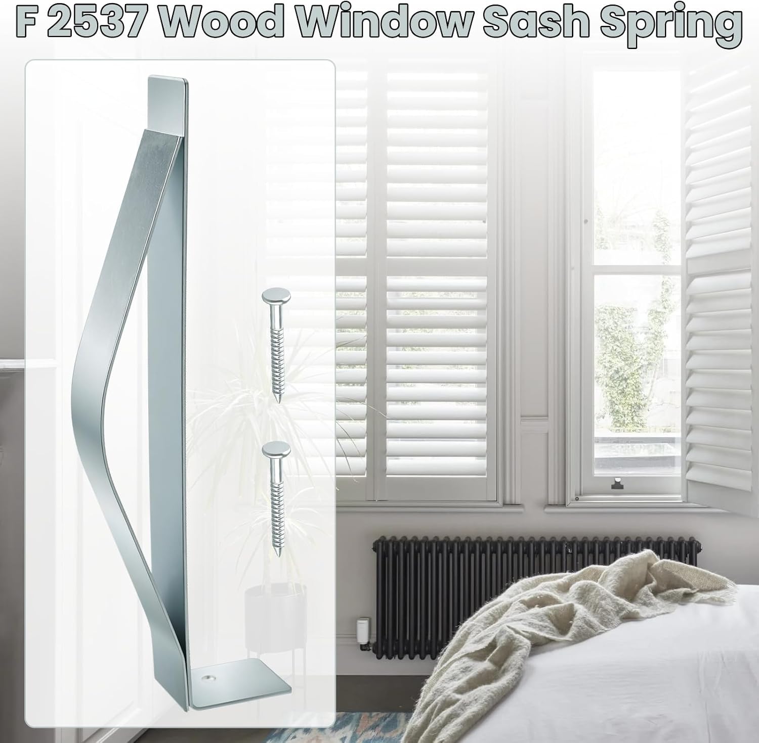 F 2537 Wood Window Sash Spring for Prime-Line F 2537
