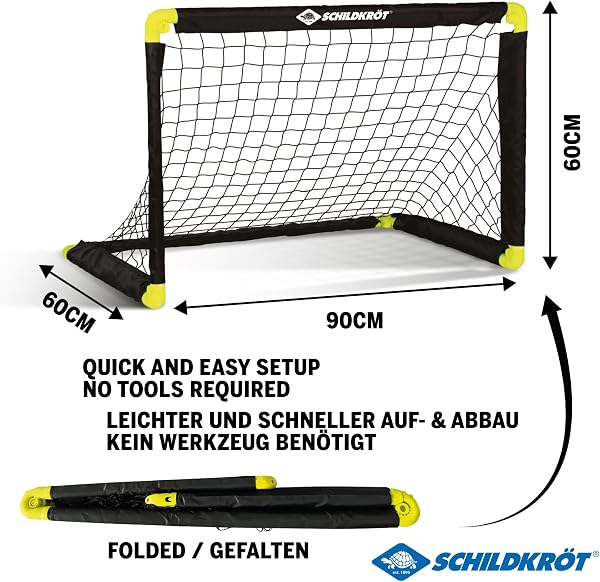 Visiter la boutique Schildkröt SCHILDKRÖT Folding Soccer Goal (1 But Pliable in use