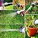 Garden Hose Nozzle Hand Sprayer Metal Construction, 8 Way Spray Pattern with Extra Washers