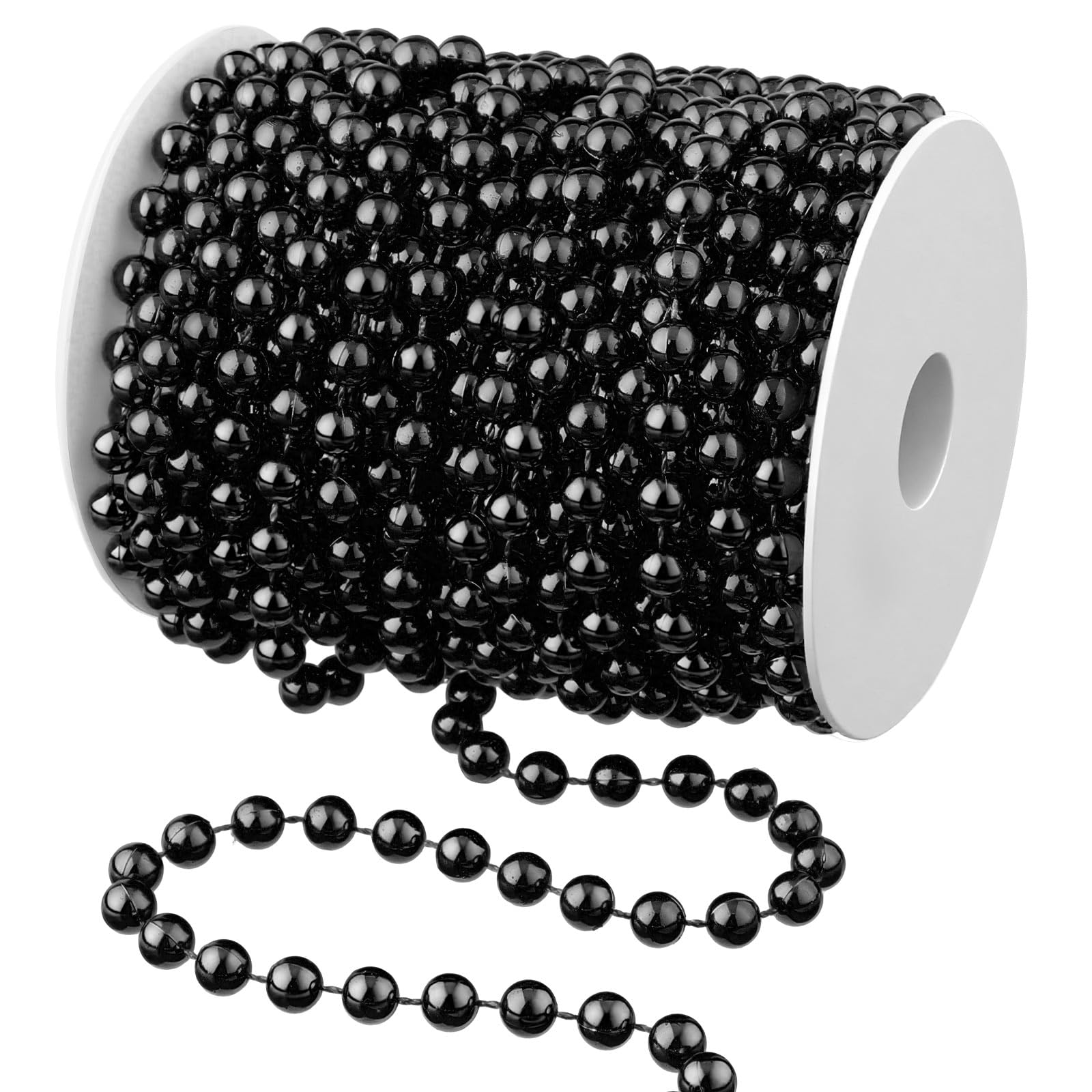 Fil de perles artificielles noir WILLBOND pour suspendre et customiser vos objets
