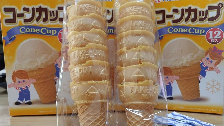 Amazon.co.jp: 日世 コーンカップ 12個入×3個【まとめ買い】 ※おまけに
