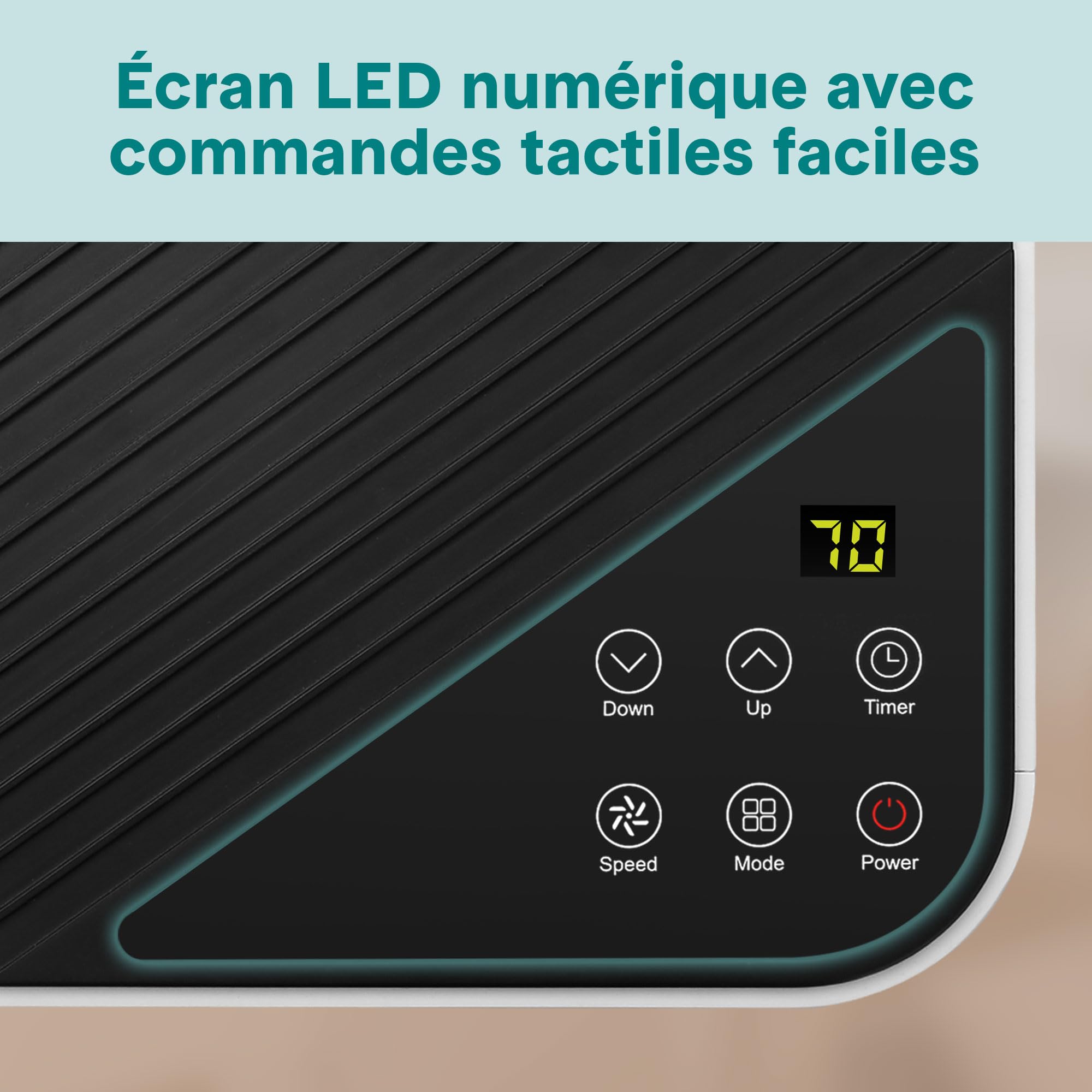 SereneLife Climatiseur Mobile 9000 BTU 2,0 kW – Climatiseur Portable avec Évacuation, 3 en 1 Refroidissement Déshumidificateur Ventilateur, Silencieux 54 dB, Télécommande et Kit Fenêtre