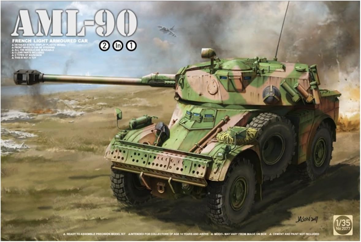 Takom 1/35 French Light Armoured Car AML-90 No. 2077