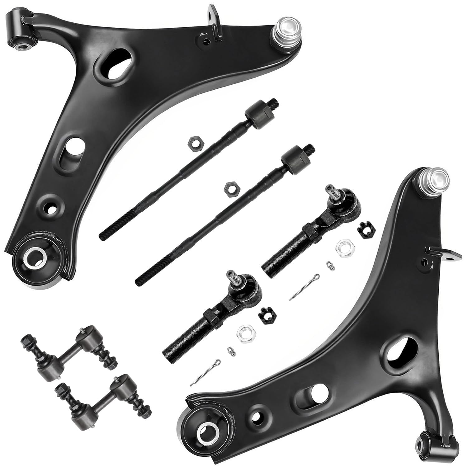 Detroit Axle - 8pc Front End Control Arms Kit for 14-18 Subaru Forester