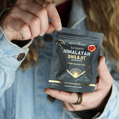 Miniatura 9 de NutroTonic Auténtico Himalaya Shilajit  Sin azúcar añadido  Endulzado con miel de manuka silvestre  Sabor a aceite de naranja sanguina orgánica