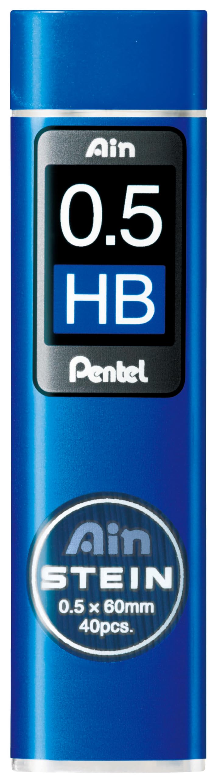 Pentel C275-HB Ain Stein Refill Leads, 0.5mm, Grade HB (Pack of 12)