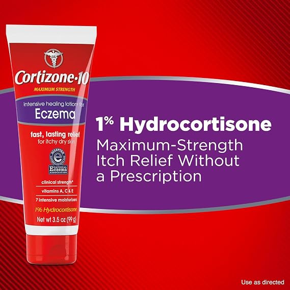 Cortizone 10 Intensive Healing Lotion Eczema, 3.5 Ounce (Pack of 2)