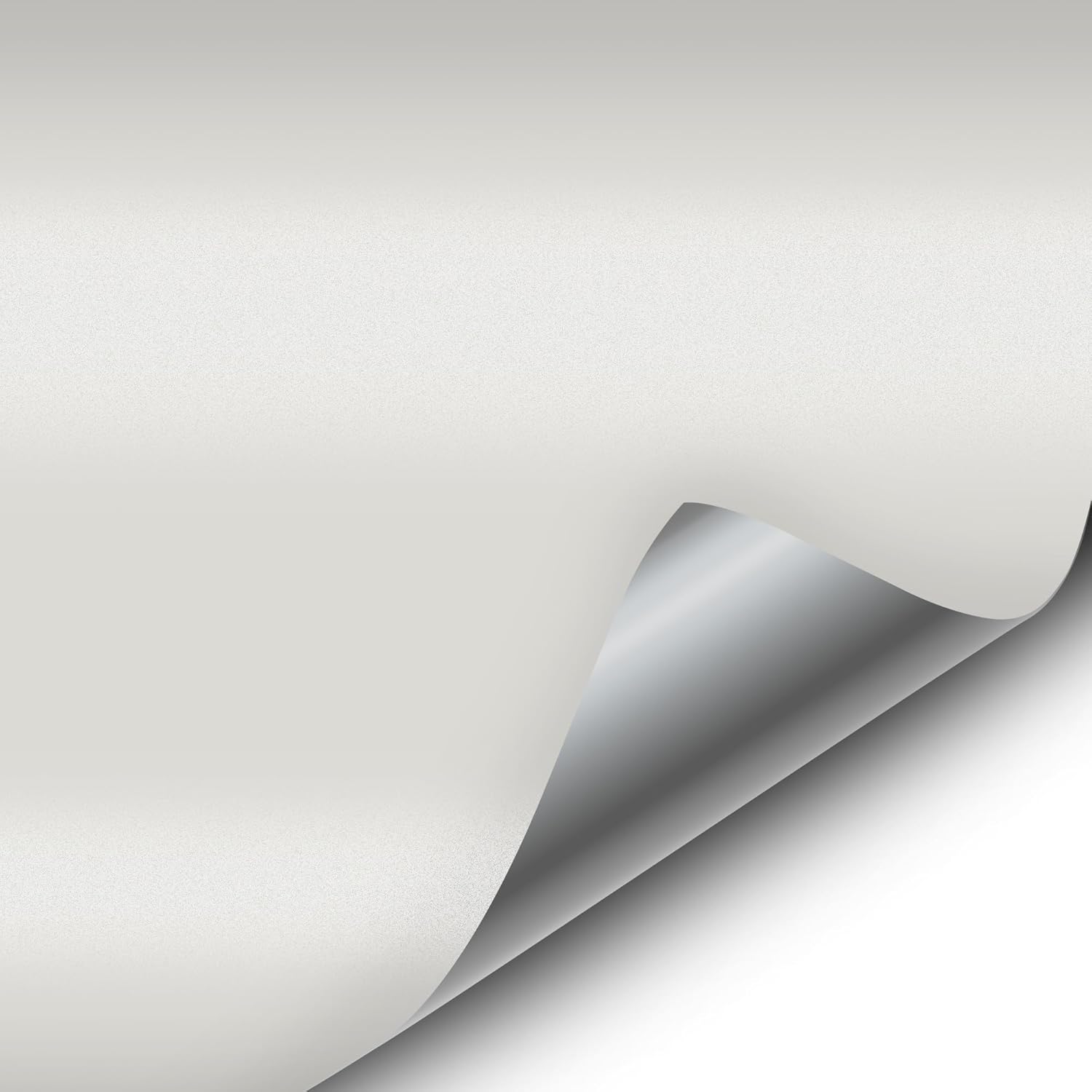 VViViD+ Matte Metallic Combat Pearl Grey Premium Vinyl Wrap Film (50ft x 5ft)
