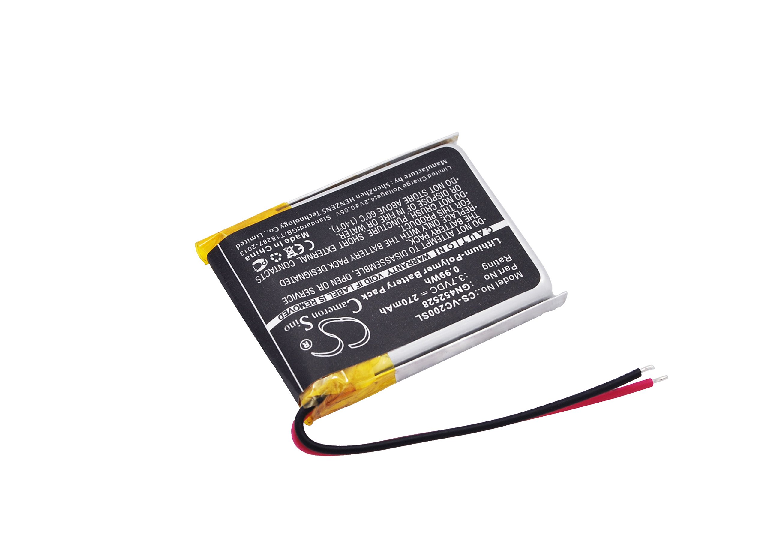 BCXY Replacement Battery for Voice Caddie VC200, VC200 Voice