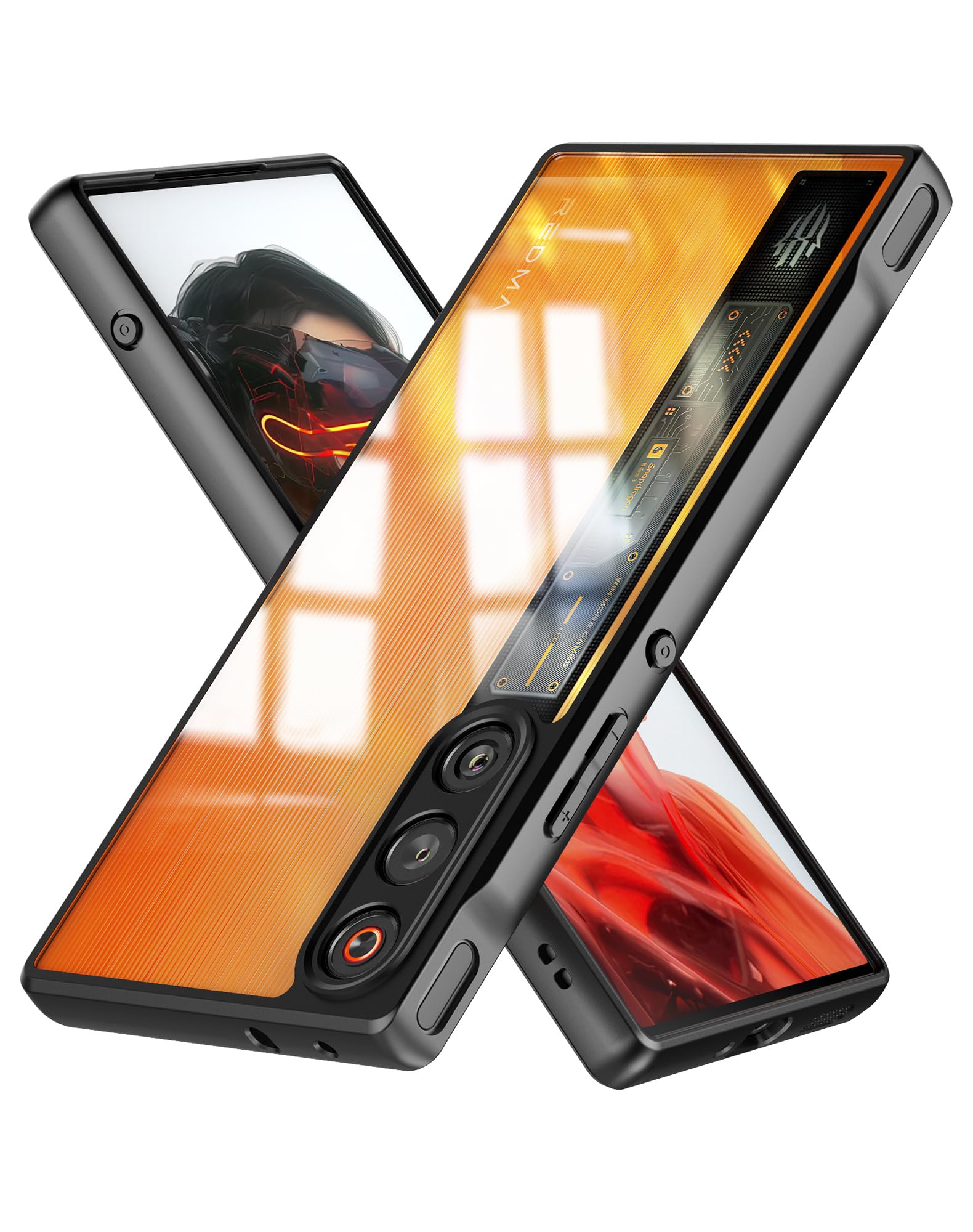 Schutzhülle Für ZTE Nubia Red Magic 10 Pro/Pro+ – Schlank, Stoßfest, Mit Erhöhten Rändern, Schwarz