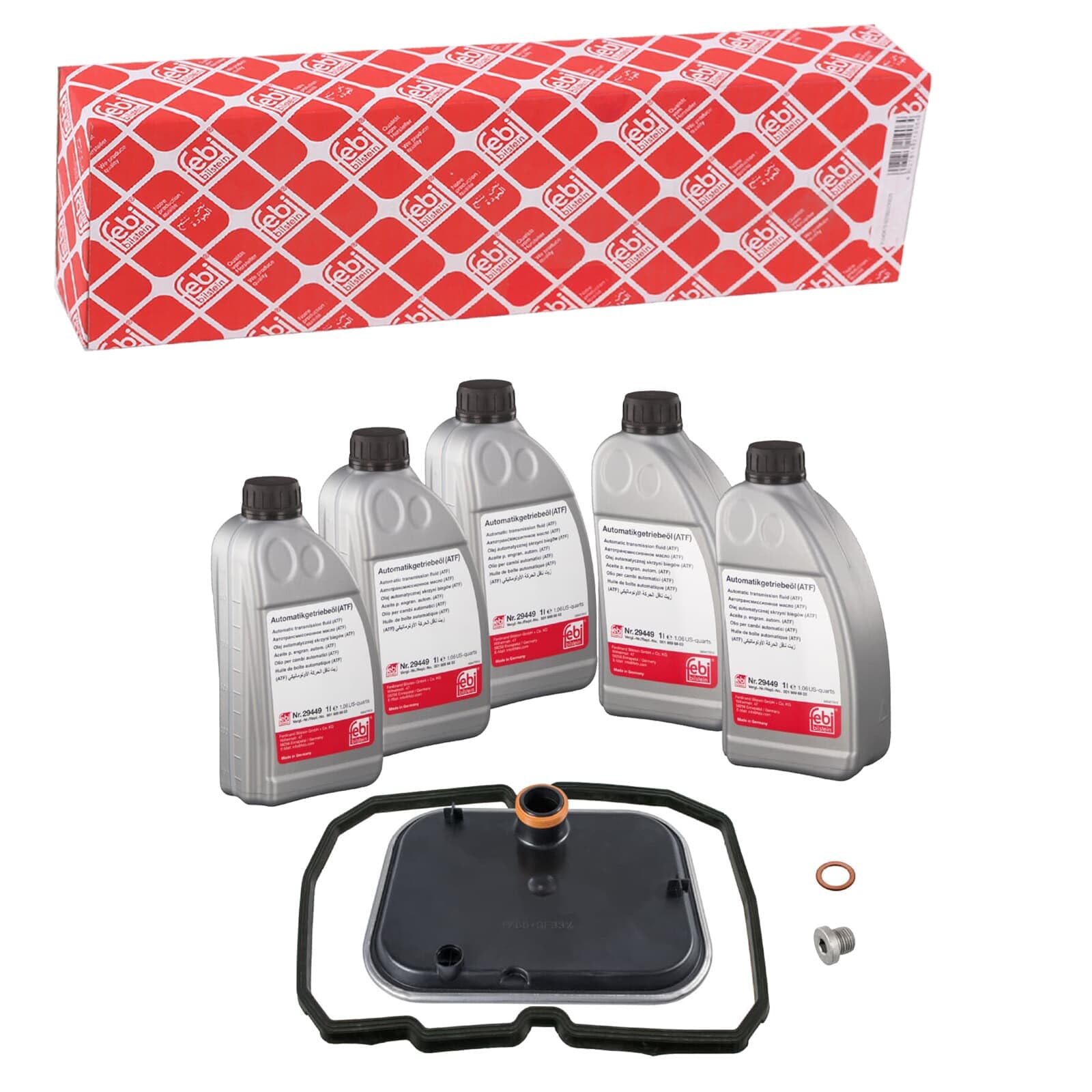 FEBI BILSTEIN Kit de pièces, boîte de vitesses automatique à vidange | Compatible avec: MERCEDES-BENZ A-CLASS, VANEO