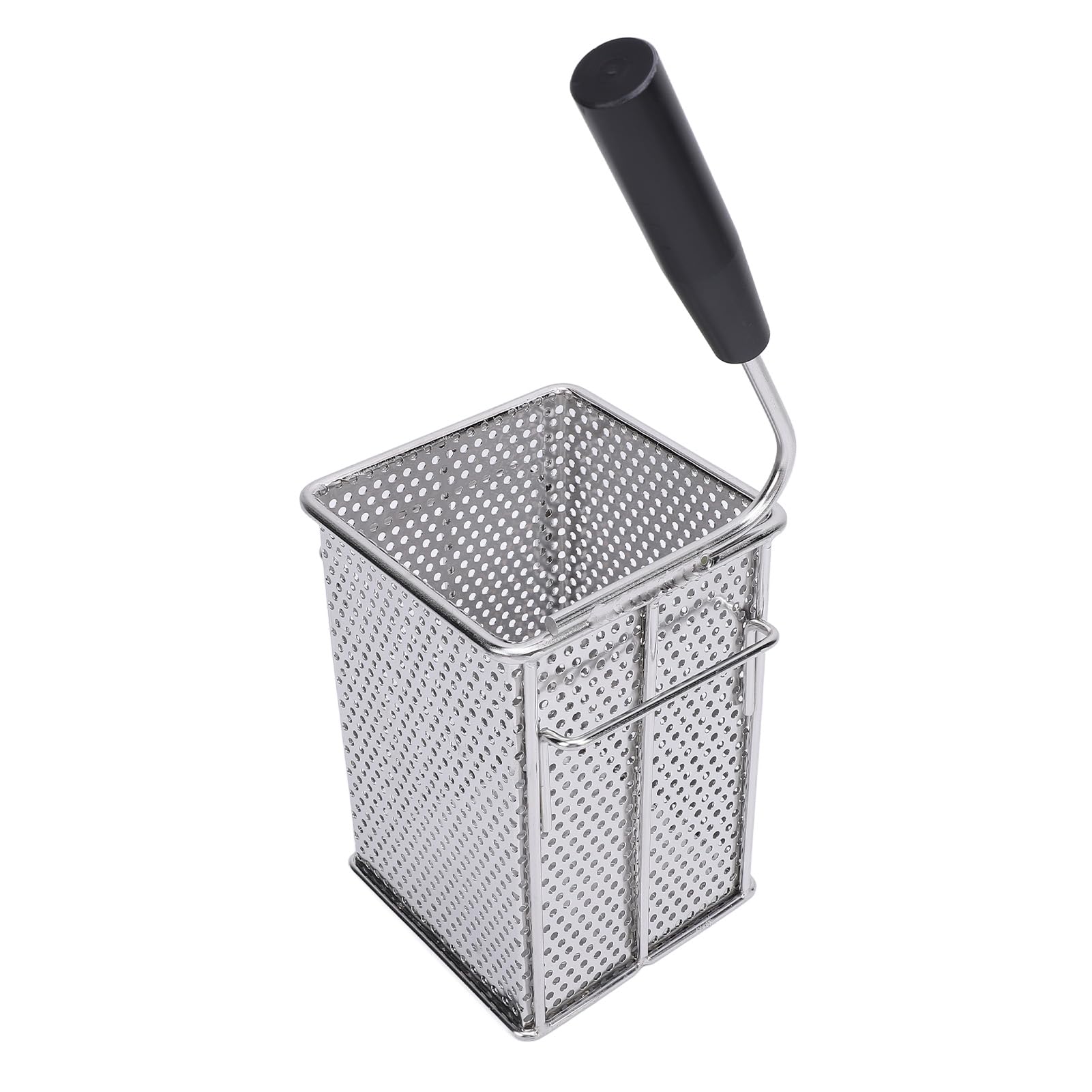 Socobeta Kosz na Frytki Wygodny Kosz do Smażenia ze Stali Nierdzewnej do Filtra do Smażenia Makaronu z Sitkiem do Domowej Kuchni