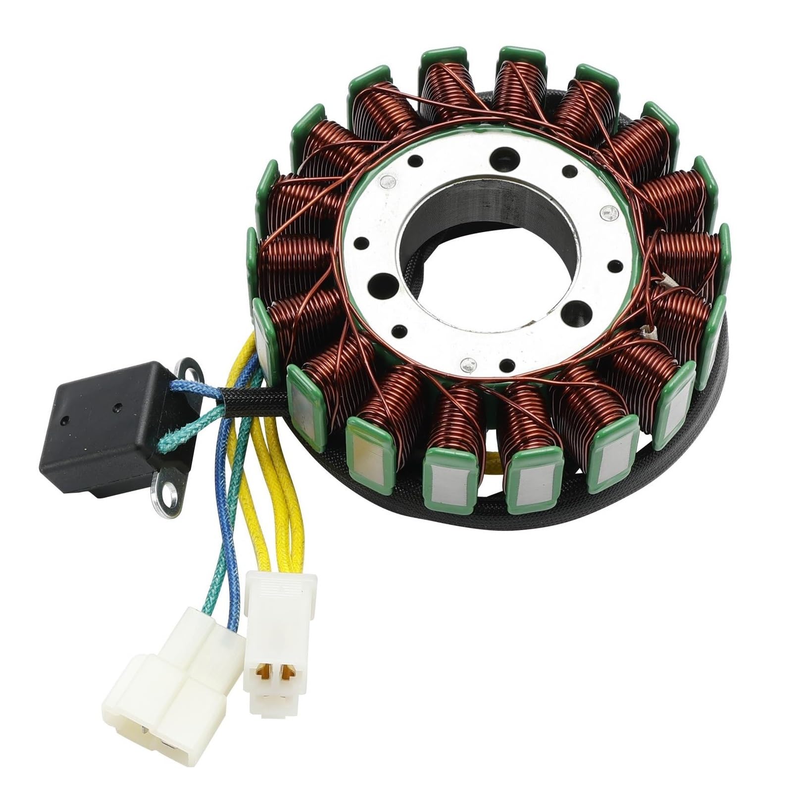 Motorrad Magneto Generator Stator Für Triton Reactor 450 Access AMS 4.38 Für Xtreme 480, 18 Pole Magnetgenerator Statorspule 5-Draht 31120-E12-100 ACC-31120-E12-100