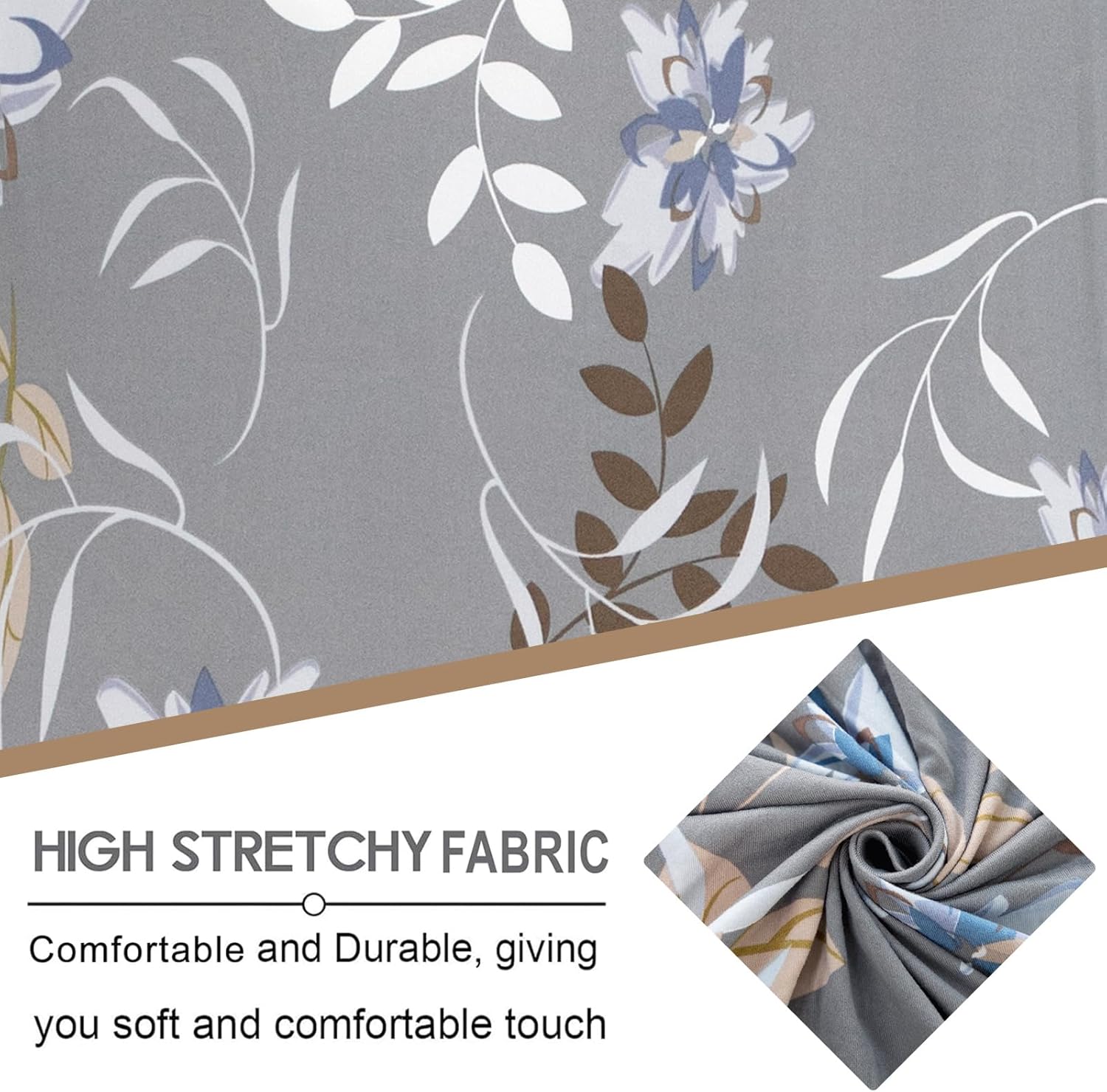 Eco-Ancheng Recliners Covers Small Recliner Slipcover 4 Piece Small Recliner Sofa Slipcover for Home Theater Seating with Elastic Bottom Chair Covers Recliner Protector with Pocket for Recliners,15