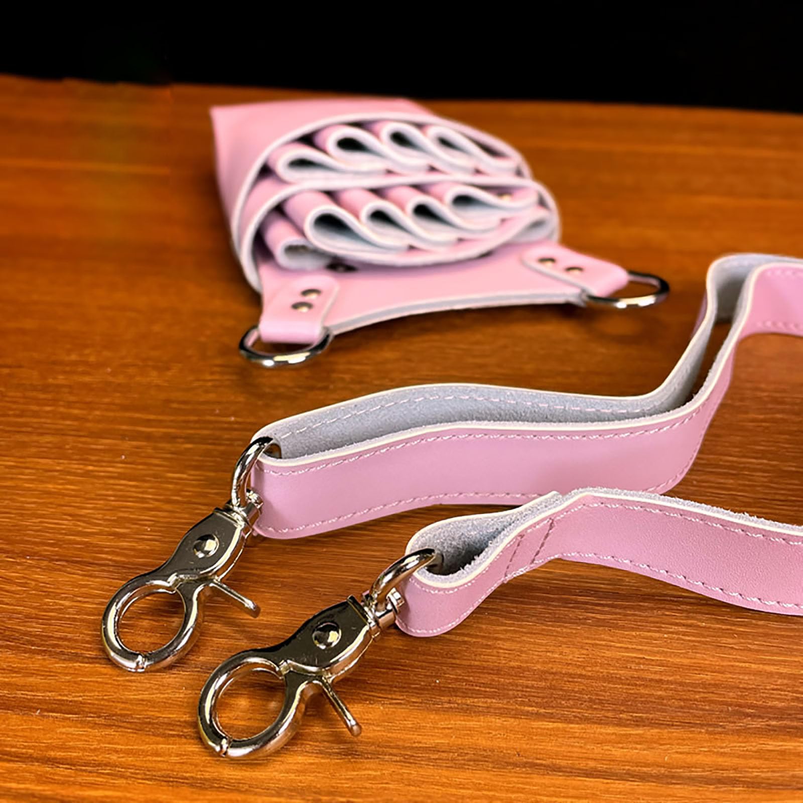 キャメル＆ピンク 8丁差し 本革シザーケース SCA-147/DCB 【公式通販】