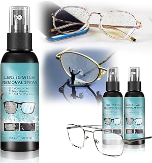 2Pcs - Lens Scratch Remover for Eye Glasses, Scratch Remover for Eyeglasses, Eyeglass Scratch Remover, Lens Scratch Remover, Pocket & Travel Essentials, Eye Glass Cleaners Spray (100ml)